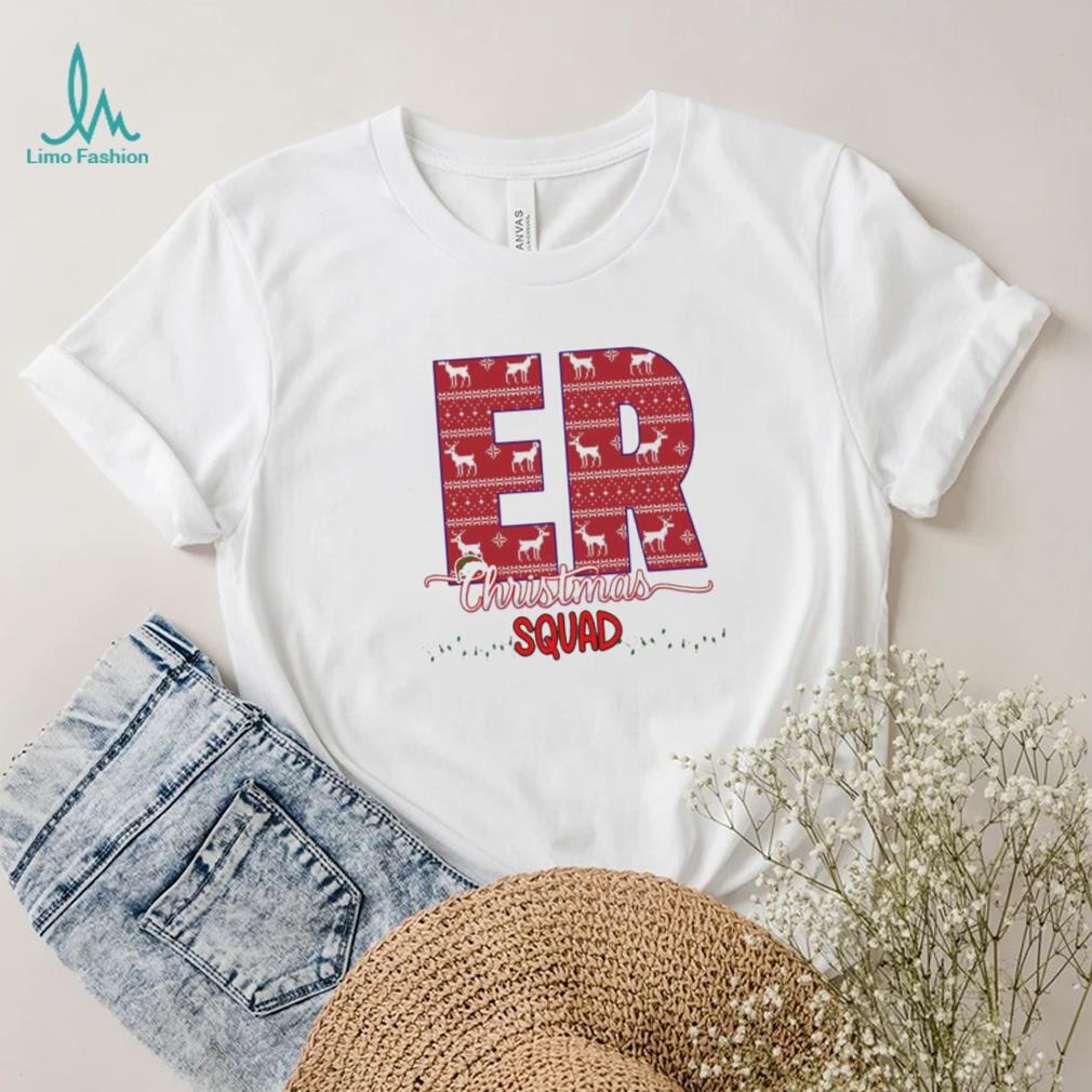 Er Nurse Cute Christmas Souvenirs Gifts Shirt Er Nurse Cute Christmas Souvenirs Gifts Shirt