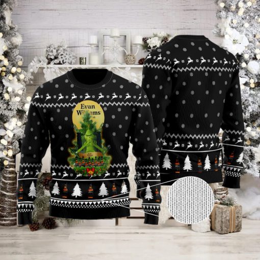 Evan Williams Grinch Snow Ugly Christmas Sweater