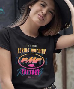 FMF Flying Machine Factory made in America logo shirt