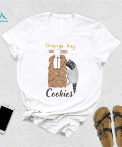 Ferret Orange Day Cookies Art Shirt