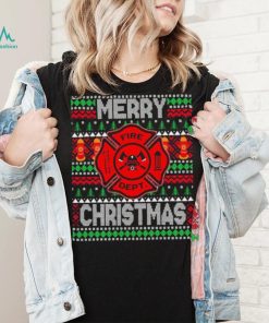 Fire Department Rescue Team Firefighter Christmas Shirt