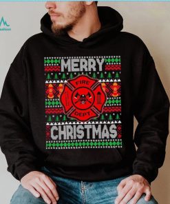 Fire Department Rescue Team Firefighter Christmas Shirt