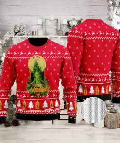 Fireball Grinch Snow Ugly Christmas Sweater