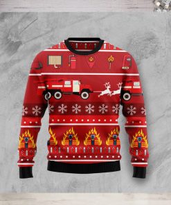 Firefighter Christmas Ugly Christmas Sweater