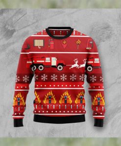 Firefighter Christmas Ugly Christmas Sweater