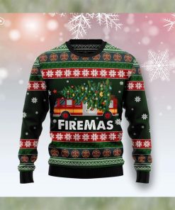 Firefighter Firemas Christmas Ugly Christmas Sweater