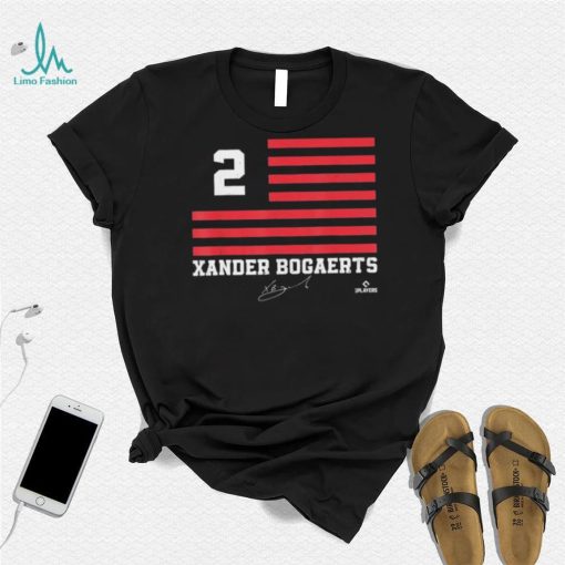 Flag Stripes Xan Diego – Xander Bogaerts Boston shirt