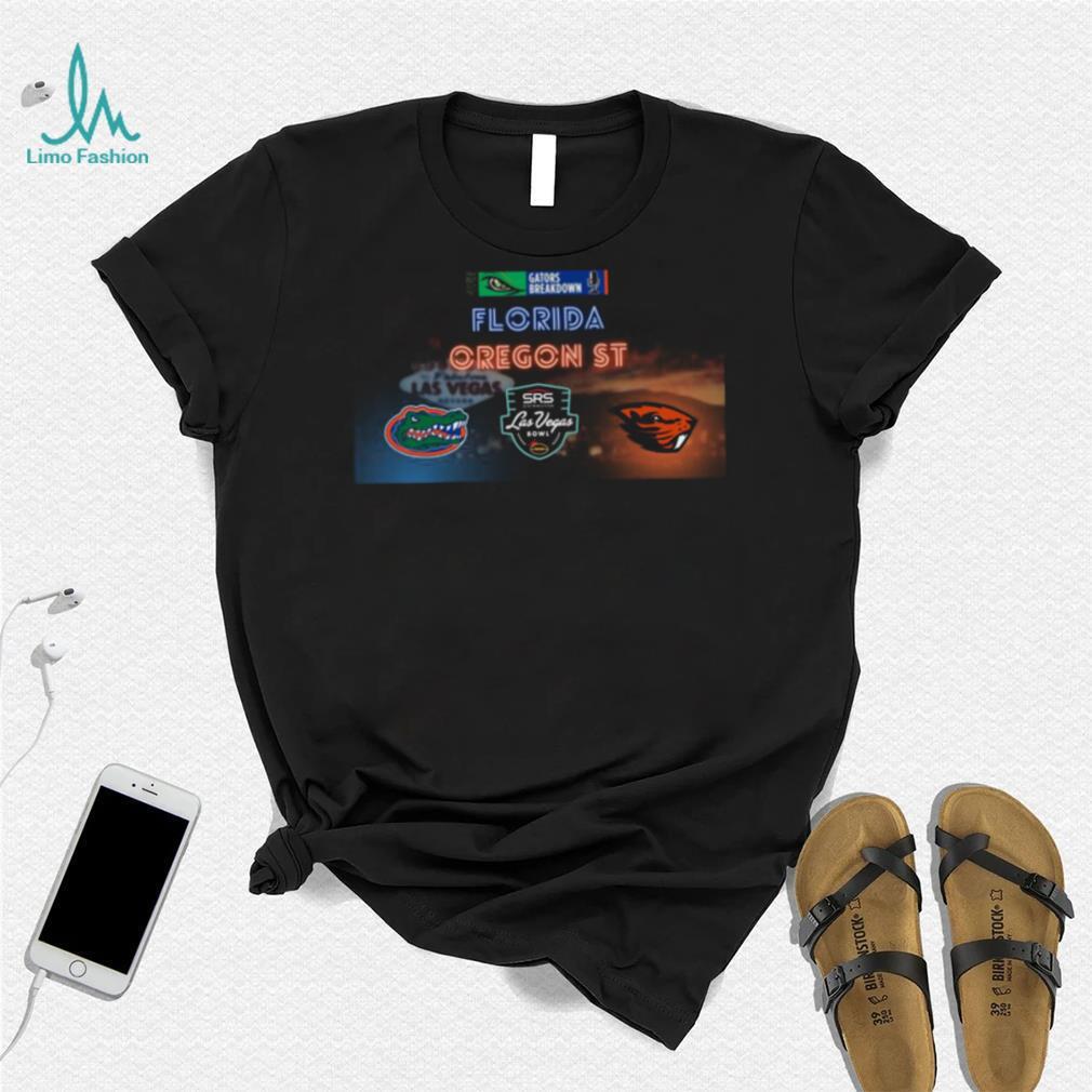 Florida Gators Vs Oregon State Beavers 2022 Las Vegas Bowl Gators Breakdown Shirt Florida Gators Vs Oregon State Beavers 2022 Las Vegas Bowl Gators Breakdown Shirt