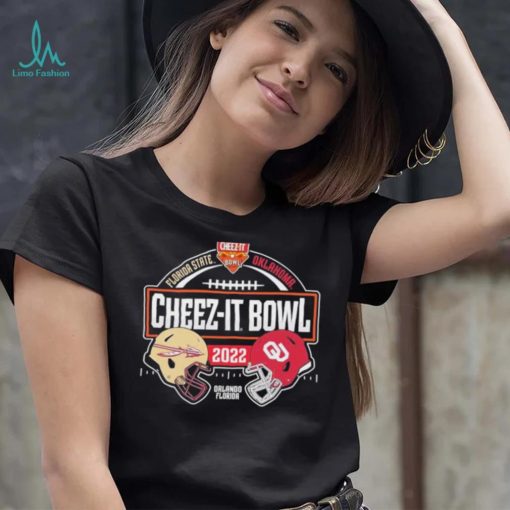 Florida State Vs Oklahoma Cheez it Bowl 2022 Dueling Helmet Shirt