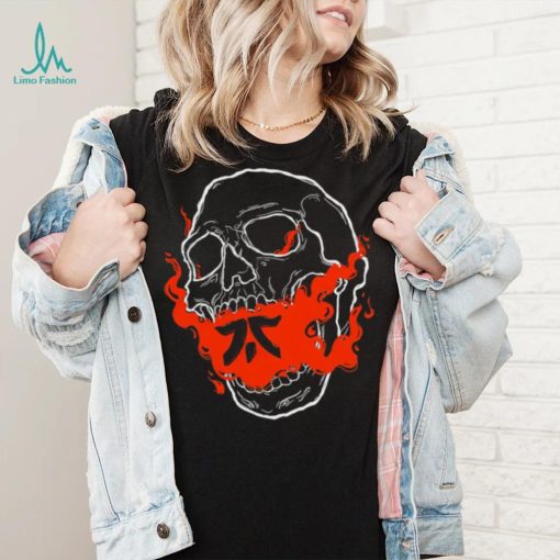 Fnatic X Luciaelvereth skull logo shirt