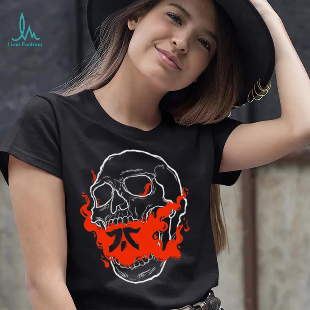 Fnatic X Luciaelvereth skull logo shirt Fnatic X Luciaelvereth skull logo shirt