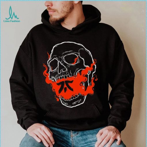 Fnatic X Luciaelvereth skull logo shirt