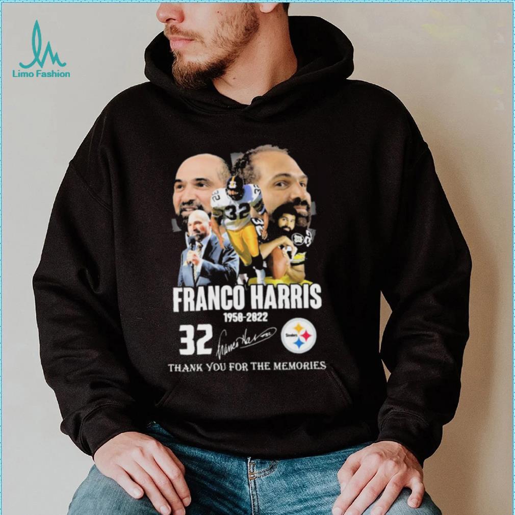 Franco Harris 1950 2022 Thank You For The Memories Signatures Shirt Franco Harris 1950 2022 Thank You For The Memories Signatures Shirt