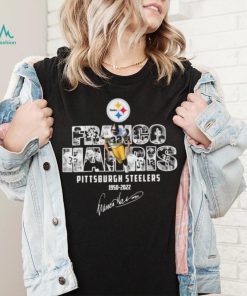 Franco Harris Pittsburgh Steelers 1950 2022 Signatures Shirt