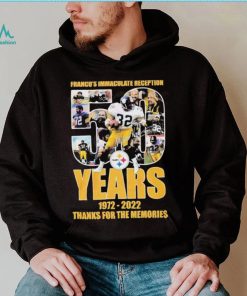 Franco’s Immaculate Reception 50 Years Of 1972 – 2022 Thanks For The Memories T Shirt