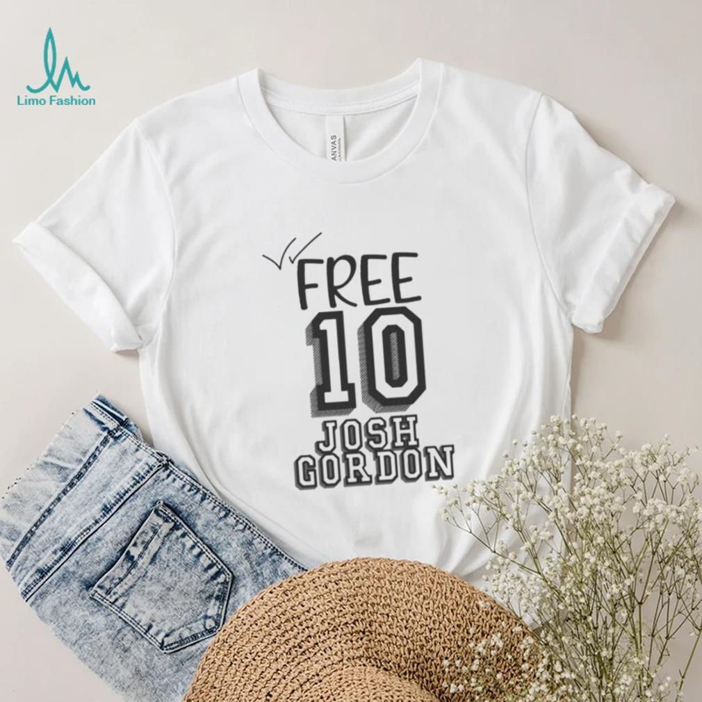 Free 10 Josh Gordon Design Shirt Free 10 Josh Gordon Design Shirt