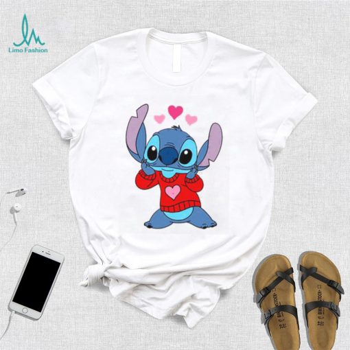 Funny Stitch in Love Valentines Day T Shirt