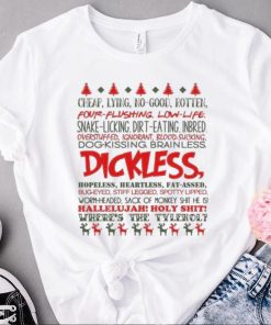 Funny Ugly Xmas Gift Dickless Gift for Christmas T Shirt