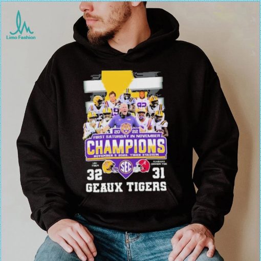 Geaux Tigers First Saturday In November Champions Shirt