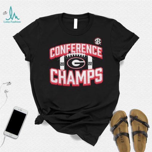Georgia Bulldogs 2022 SEC Football Conference Champions Icon Bold T Shirt