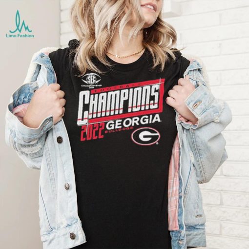 Georgia Bulldogs 2022 SEC Football Conference Champions Locker Room Shirt