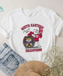 Georgia Bulldogs Caged The Kitties LSU Tigers 2022 Southeastern Champions Shirt