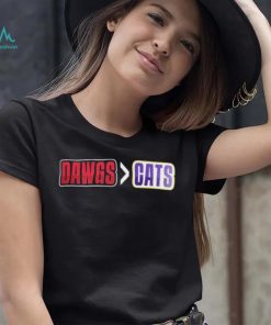 Georgia Bulldogs Dawgs More Than Cats LSU Tiger shirt