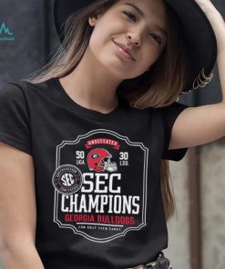 Georgia Bulldogs Undefeated 2022 Sec Champions Shirt