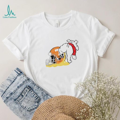 Georgia Dawg Pee On Tennessee Vols Shirt