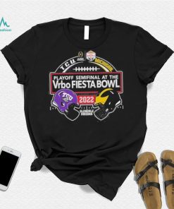 Glendale Arizona TCU Horned Frogs vs Michigan Wolverines CFP Semifinal Vrbo Fiesta Bowl 2022 Shirt