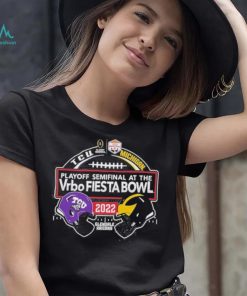 Glendale Arizona TCU Horned Frogs vs Michigan Wolverines CFP Semifinal Vrbo Fiesta Bowl 2022 Shirt