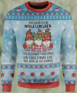 Gnomes Santa Ugly Xmas Sweater