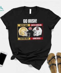 Go Irish 2022 Gator Bowl Notre Dame Fighting Irish vs South Carolina Gamecocks Shirt