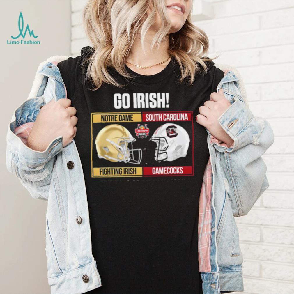 Go Irish 2022 Gator Bowl Notre Dame Fighting Irish vs South Carolina Gamecocks Shirt Go Irish 2022 Gator Bowl Notre Dame Fighting Irish vs South Carolina Gamecocks Shirt