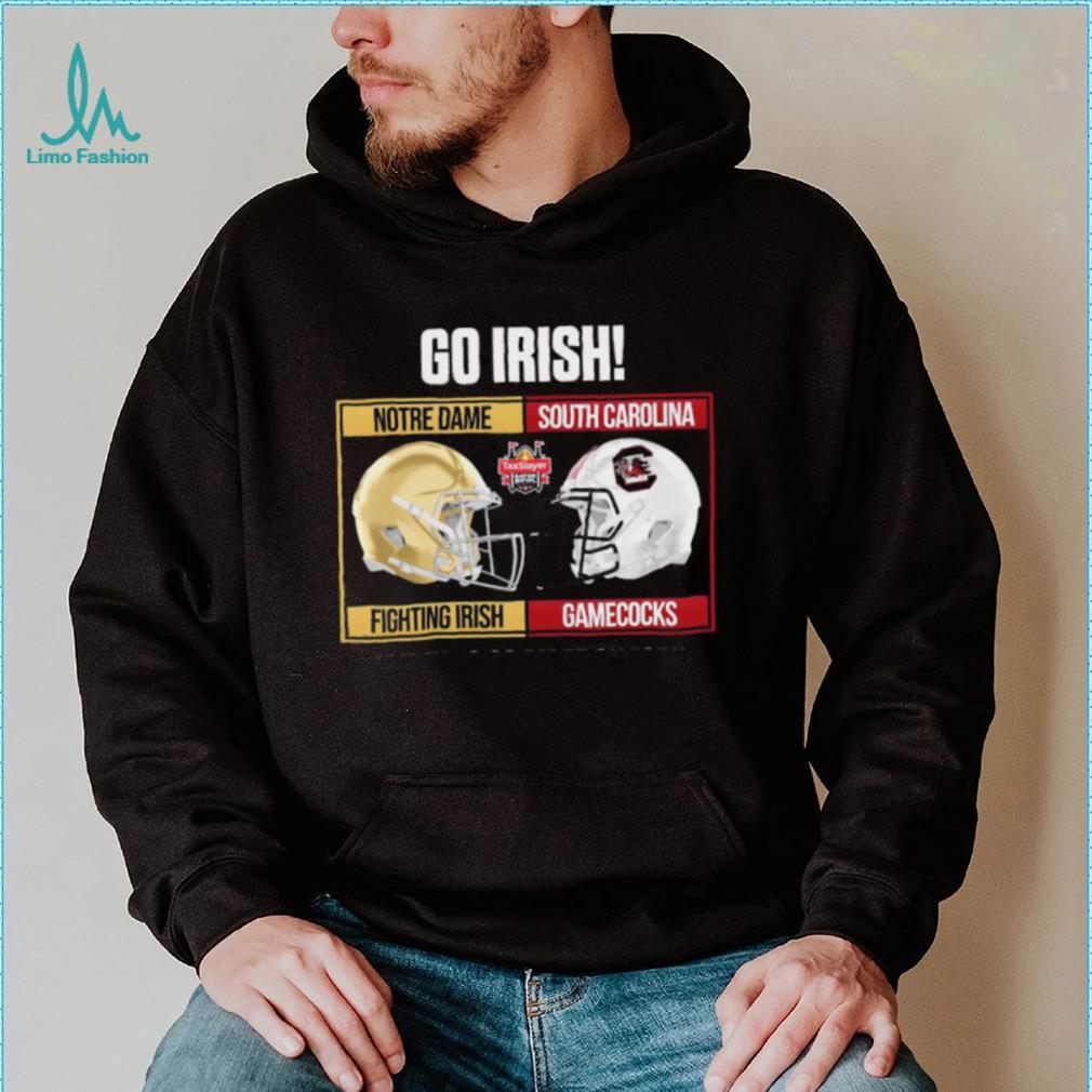 Go Irish 2022 Gator Bowl Notre Dame Fighting Irish vs South Carolina Gamecocks Shirt Go Irish 2022 Gator Bowl Notre Dame Fighting Irish vs South Carolina Gamecocks Shirt