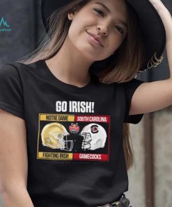 Go Irish 2022 Gator Bowl Notre Dame Fighting Irish vs South Carolina Gamecocks Shirt