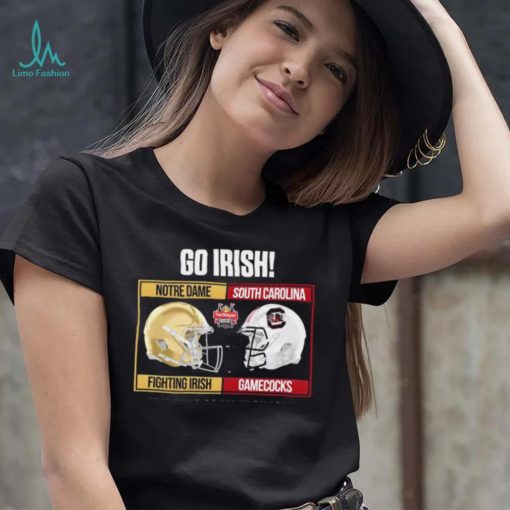 Go Irish 2022 Gator Bowl Notre Dame Fighting Irish vs South Carolina Gamecocks Shirt
