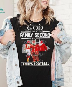 God Family First Second Character Signature Chiefs Football Shirt