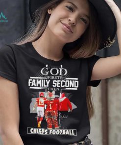 God Family First Second Character Signature Chiefs Football Shirt