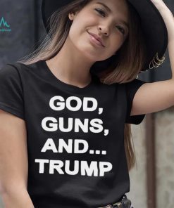 God gun sand Trump shirt