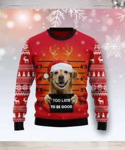 Golden Retriever Woofmas Christmas Ugly Christmas Sweater