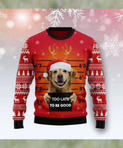 Golden Retriever Woofmas Christmas Ugly Christmas Sweater