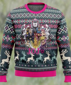 Golden Wind Jojo’s Bizarre Adventure Ugly Christmas Sweater