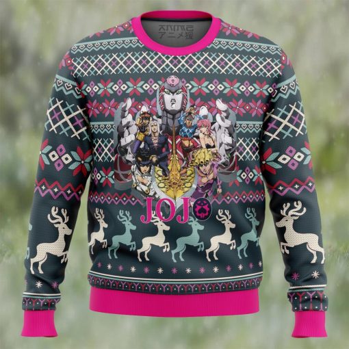 Golden Wind Jojo’s Bizarre Adventure Ugly Christmas Sweater