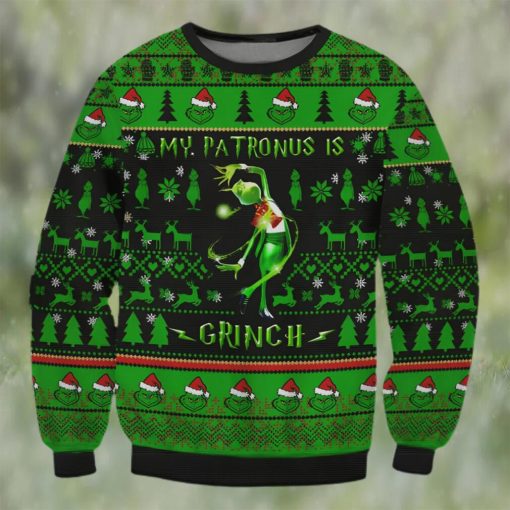 Grinch Patronus Ugly Christmas Sweater