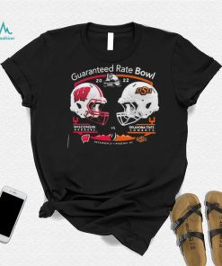 Guaranteed Rate Bowl 2022 Oklahoma State Cowboys Vs Wisconsin Badgers Shirt