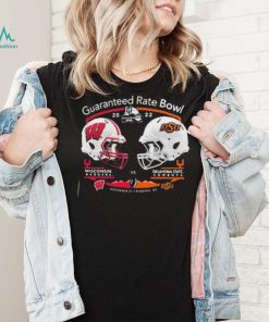 Guaranteed Rate Bowl 2022 Oklahoma State Cowboys Vs Wisconsin Badgers Shirt