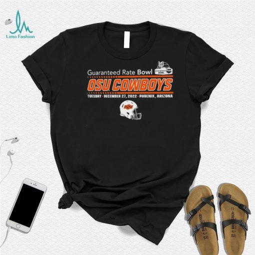 Guaranteed Rate Bowl 2022 Oklahoma State Football Helmet Shirt