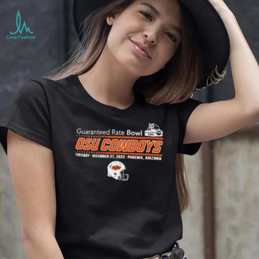 Guaranteed Rate Bowl 2022 Oklahoma State Football Helmet Shirt