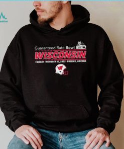 Guaranteed Rate Bowl 2022 Wisconsin Badgers Helmet shirt